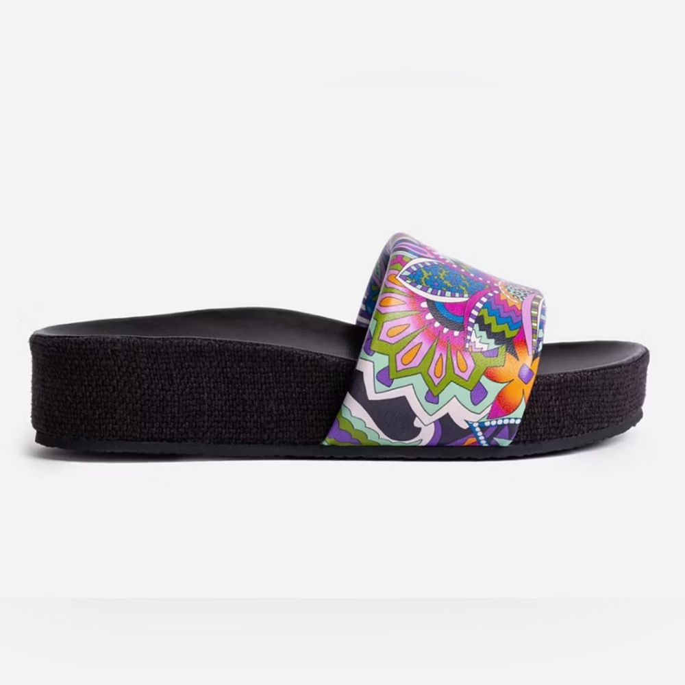 JOHNNY WAS DEMARNE Women’s Vibrant Paisley Slide Sandal